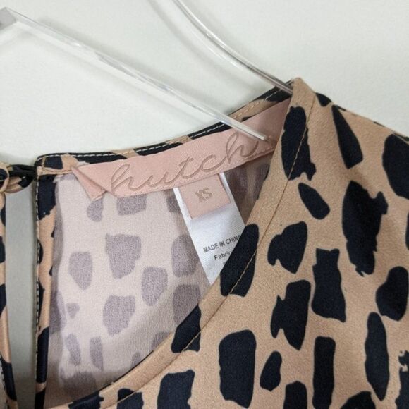 Anthropologie Hutch Animal Print Sleeveless Blouse XS - Picture 3 of 8